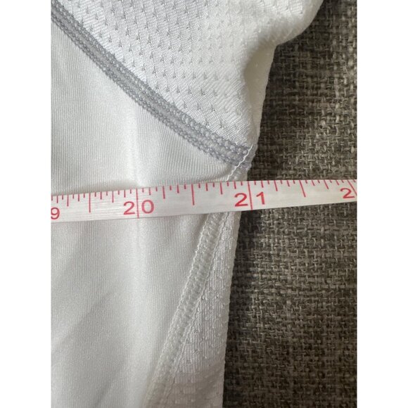 Nike Mens White Dri-Fit Athletic T-Shirt Lightweight Breathable Mesh Size XL - Picture 7 of 8